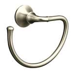 Traditional Towel Ring Forte Brushed Nickel