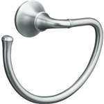 Traditional Towel Ring Forte Brushed Chrome