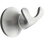 Sculpted Robe Hook Forte Brushed Chrome