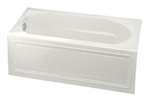 60 X 32 Left Hand Bath With Apron Devonshire White