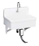 24 X 22 Scrub Sink 10 Gilford White