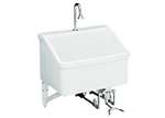 28 X 22 Vitreous China Sink Hollister White