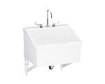 28 X 22 Vitreous China Sink Hollister White