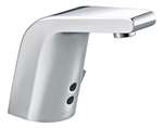 Lead Law Compliant Sculpted Touchless Deck Mount Faucet Chrome
