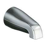 4-7/8 Wall Mount Non Diverter Spout Coralais Polished Chrome
