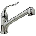Lead Law Compliant 1 Handle Lever Kitchen Pullout Faucet Coralais