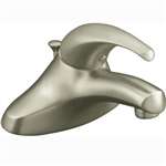 Lead Law Compliant 1 Handle Lever 4 Lavatory Faucet Coralais Brushed Chrome