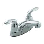Lead Law Compliant 1.5 GPM 2 Handle Lever 4 Lavatory Faucet Polished Chrome