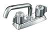 Lead Law Compliant Blade Laundry Tray Faucet Coralais Polished Chrome