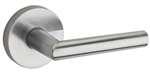 Passage Lever Milan Brushed Chrome