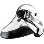 Lead Law Compliant 1.5 GPM 1 Handle Lever Lavatory Faucet ADA Vandal Resistant