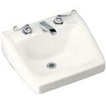 19 X 17 8 Vitreous China Wall Mount Lavatory Chesapeake White