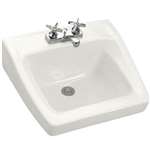 19 X 17 4 Vitreous China Lavatory Chesapeake White