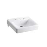 20 X 18 8 Vitreous China Lavatory Soho White