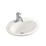 20 X 17 One Hole Vitreous China Lavatory Pennington White