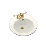 19 8 Vitreous China Lavatory *BROOKL Biscuit
