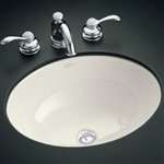 17 X 14 Undercounter Lavatory Caxton Biscuit