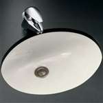 15 X 12 Undercounter Vitreous China Lavatory Caxton Biscuit