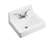 20 X 18 One Hole Cast Iron Lavatory With Back Hudson White