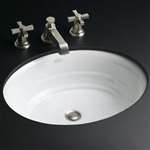 19 X 14 Cast Iron Undercounter ADA Lavatory *garamo White