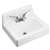 19 X 17 4 Cast Iron Lavatory Hudson White
