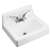 19 X 17 8 Cast Iron Lavatory Hudson White