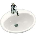 19 X 16 One Hole Lavatory Farmington White