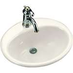 19 X 16 One Hole Lavatory Farmington Biscuit
