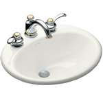 19 X 16 8 Lavatory Farmington White
