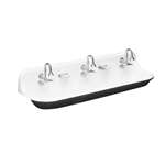 4 FT Cast Iron Wash Sink Brockway White
