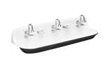 5 FT Cast Iron Wash Sink Brockway White