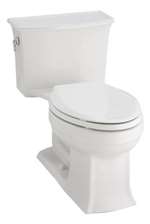 1.28 Gallons Per Flush Elongated Bowl One Piece Closet Archer White