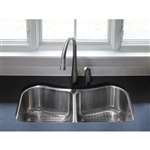 31-5/8X19-1/2 Double Bowl Stainless Steel Sink Staccato