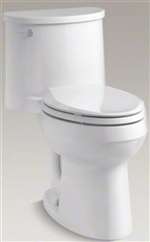 1.28 Gallons Per Flush One Piece Elongated Bowl Closet *adair *comhei