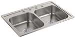 33 X 22 X 6 Toccata TM 2 Elongated Bowl Sink