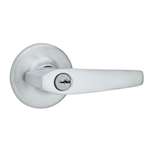 Keyed Entry Lever *DELTA Satin Chrome