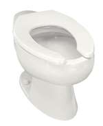 Elongated Bowl Rear Spud Wellcomme White