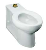 1.6 Elongated Bowl Integral Seat Anglesey White