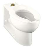 1.6 Elongated Bowl Rear Spud Anglesey White