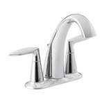 Lead Law Compliant 1.5 GPM 2 Handle Center Set Lavatory Faucet Polished Chrome