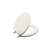 Round Front Wood Closet Seat Stonewood Biscuit