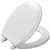 Round Front Bowl Plastic Closet Seat Lustra White