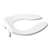 Elongated Bowl Closet Seat With Hinge Lustra White