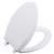 Elongated Bowl Plastic Closet Seat Cachet White