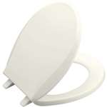 Round Front Plastic Closet Seat Cachet Biscuit