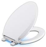 Elongated Bowl Closet Seat With NIGH Q3 White