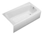 60 X 32 RH Cast Iron Bath Mendota White