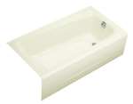 60 X 32 RH Cast Iron Bath Mendota Biscuit