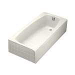 66 X 32 RH Cast Iron Bath Dynametric Biscuit