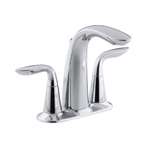Lead Law Compliant 1.5 GPM 2 Handle Center Set Lavatory Faucet Polished Chrome